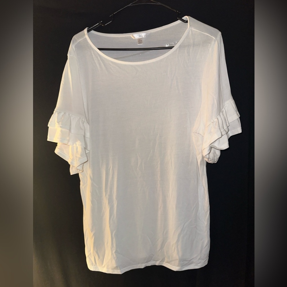 Time and tru white dress shirt size large